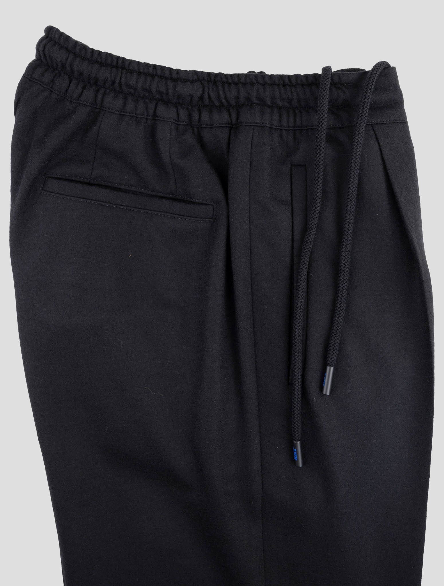 Kiton Knt Black Virgin Wool Pants