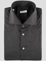 Kiton Black Cotton Shirt