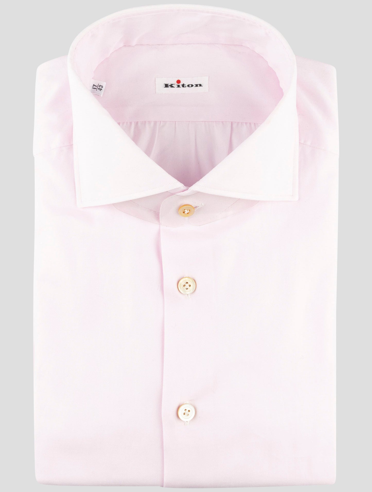 Kiton White Cotton Shirt