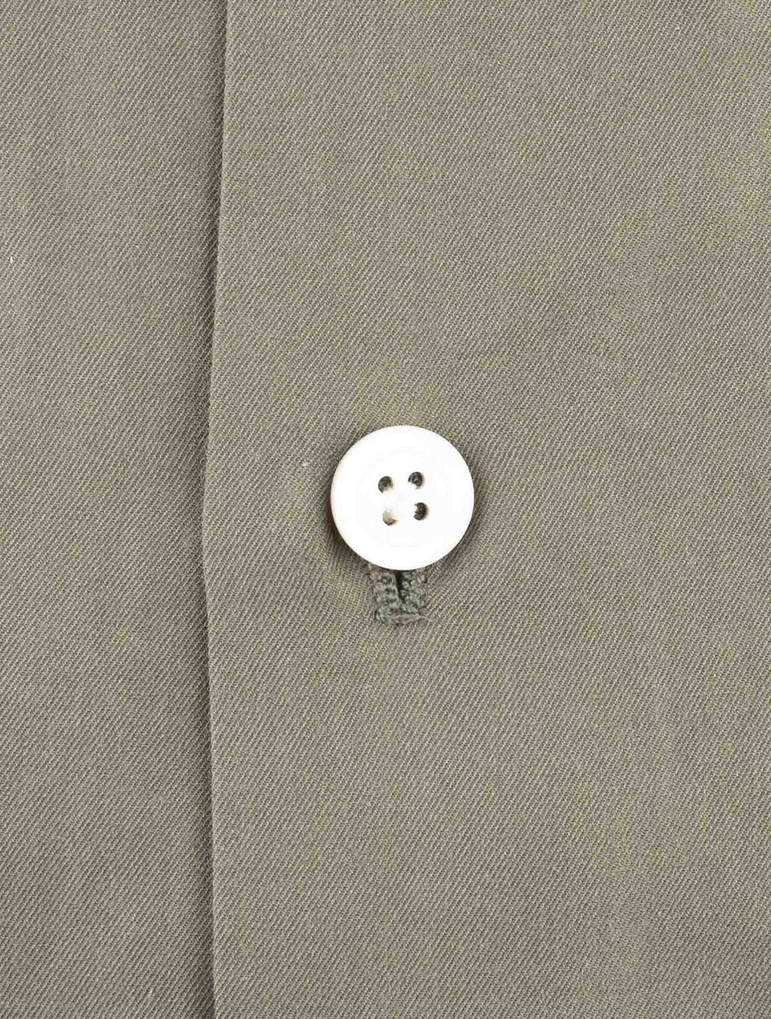 Kiton Green Cotton Shirt