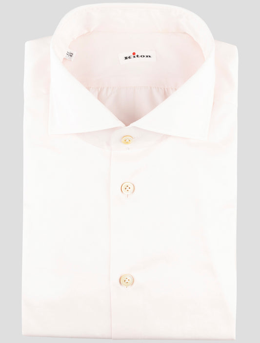 Kiton White Cotton Shirt