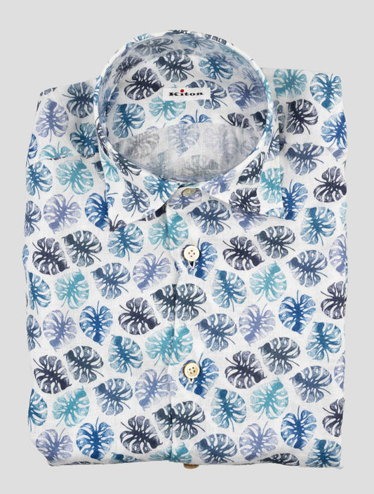 Kiton Multicolor Linen Shirt