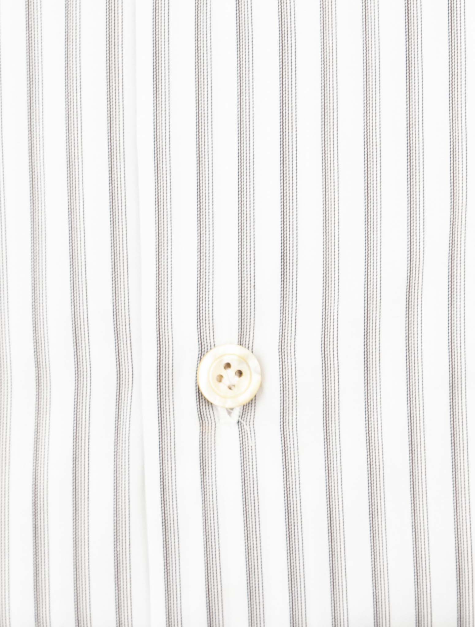 Kiton White Cotton Shirt