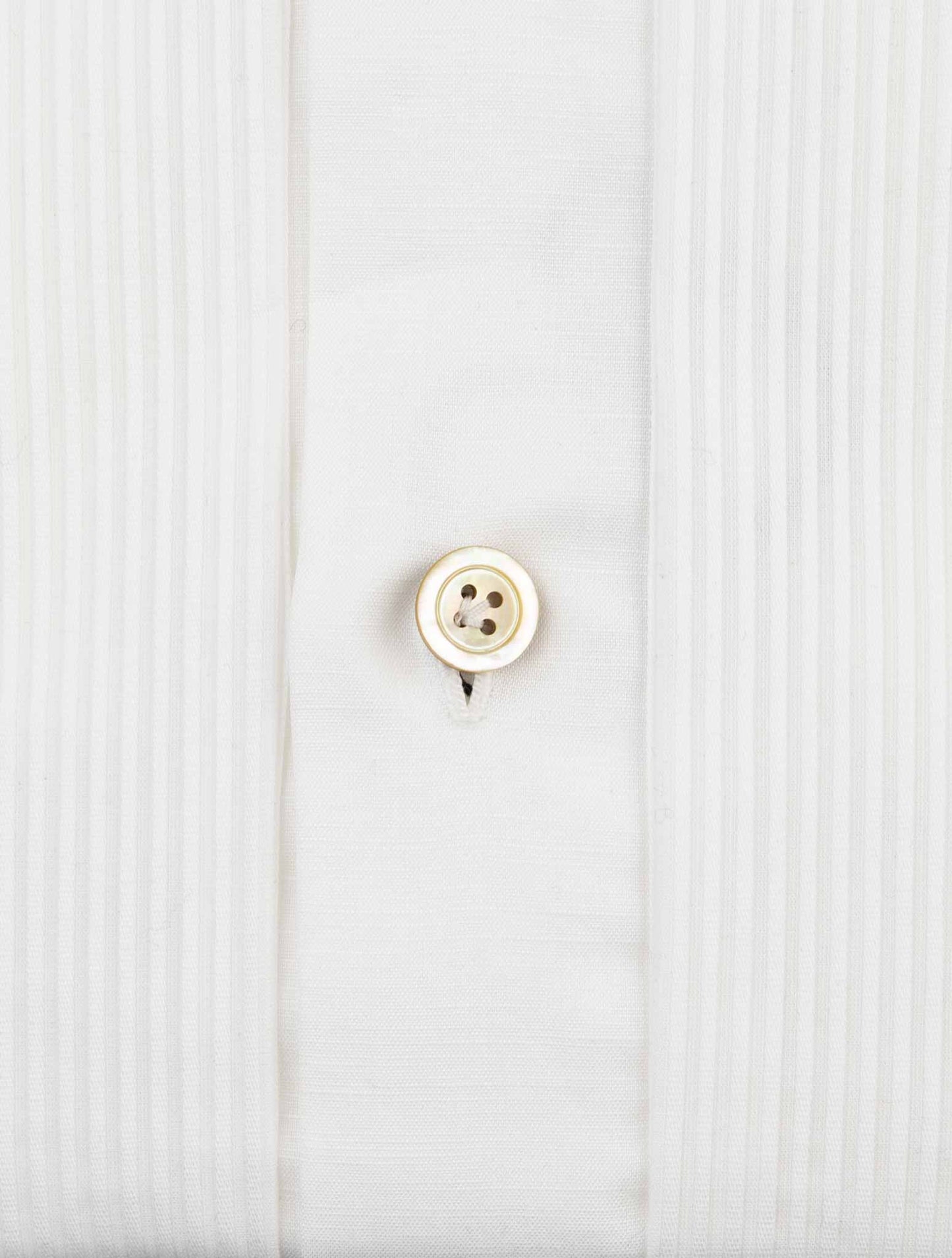 Kiton White Cotton Linen Shirt