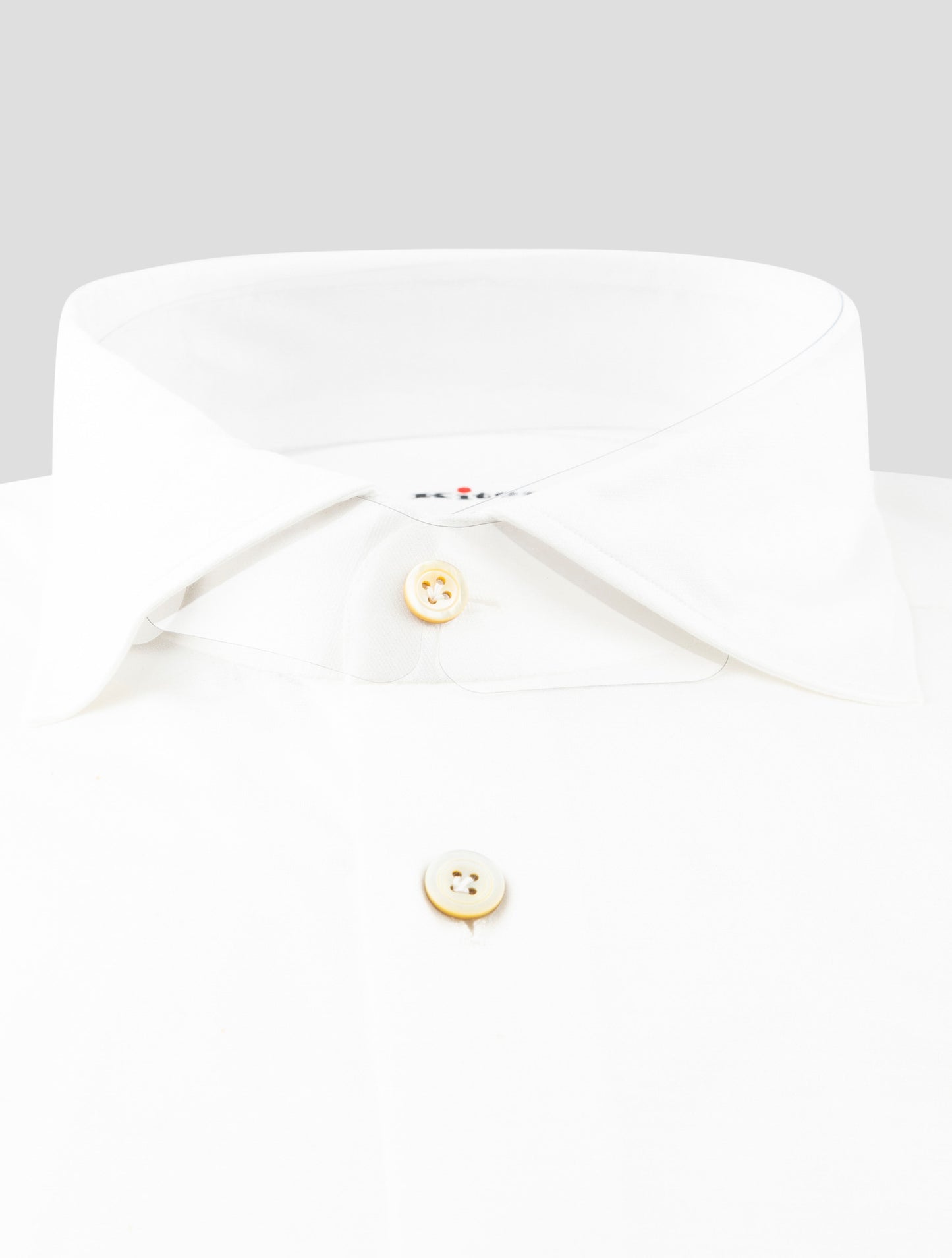 Kiton White Cotton Shirt