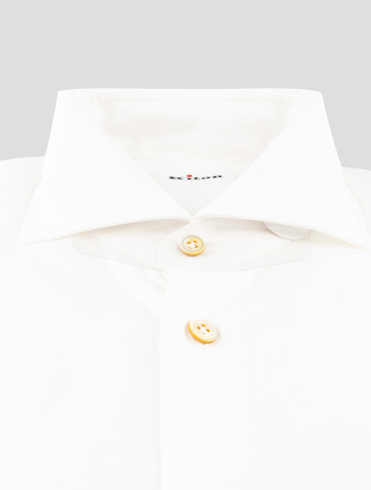 Kiton White Cotton Shirt