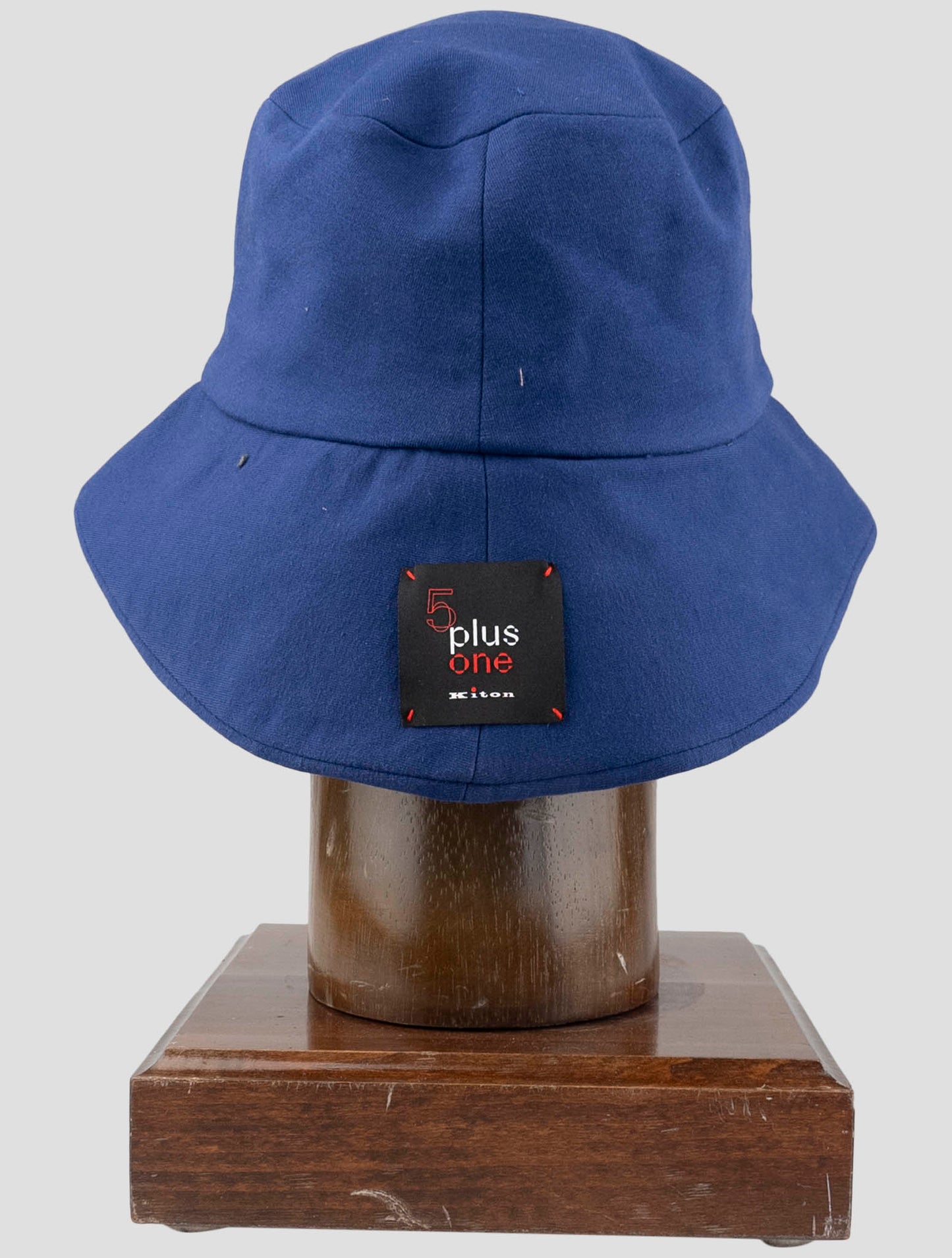 Kiton Blue Cotton Ea Plus One Bucket Hat