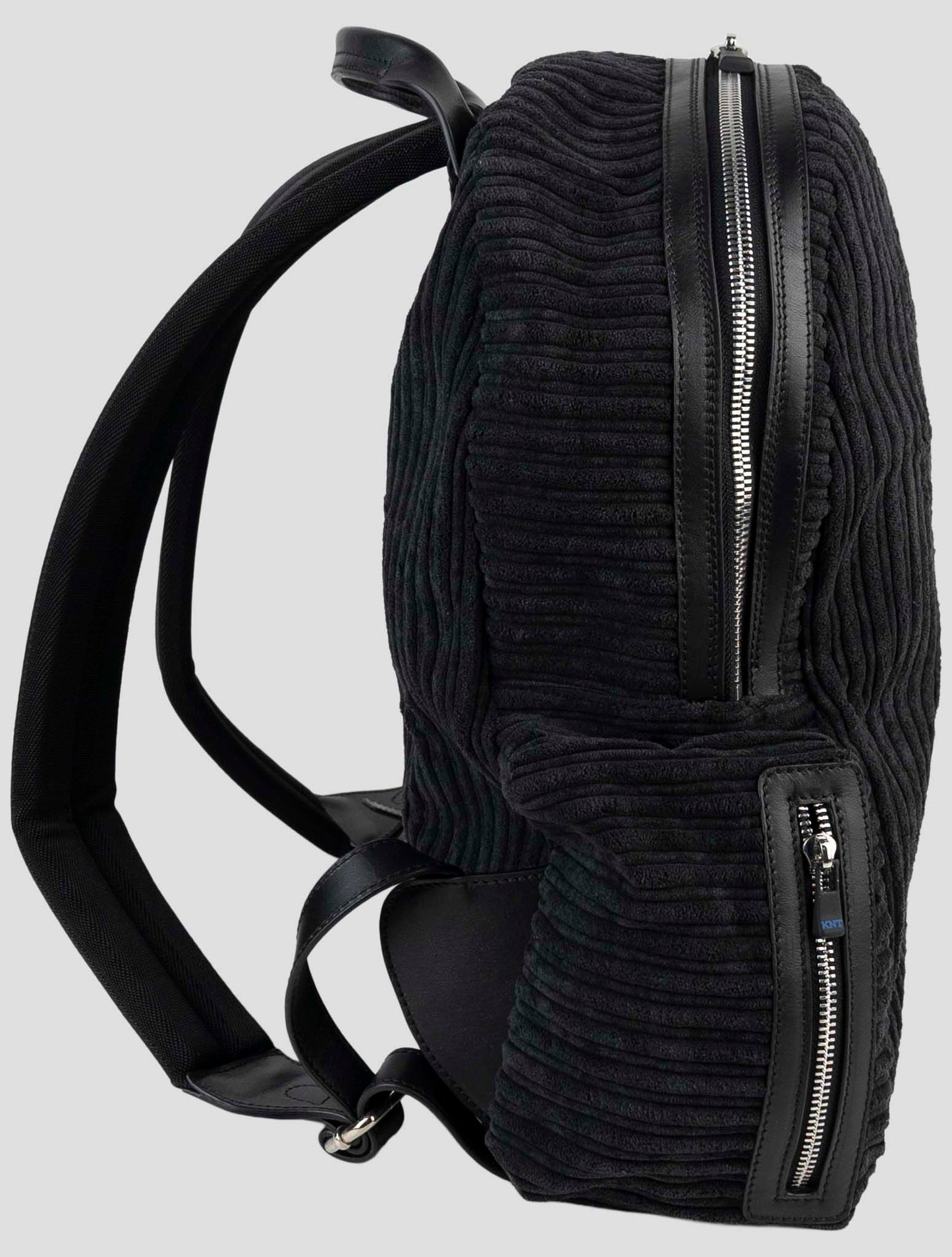 Kiton Dark Gray Pl Ea Velvet Backpack