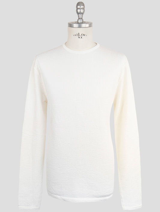 Kiton Knt Yellow Viscose Ea Sweater Hoodie