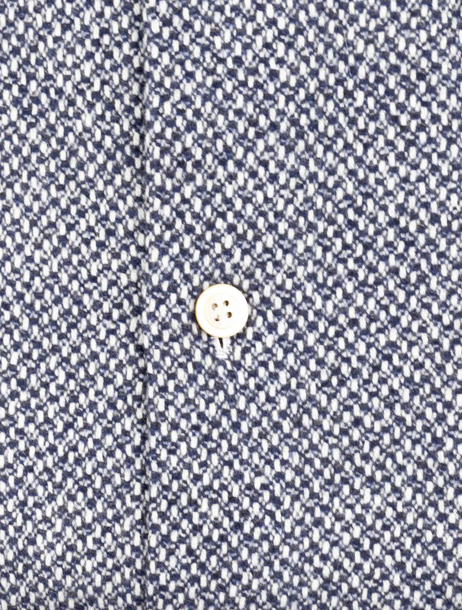 Kiton Blue Cashmere Shirt