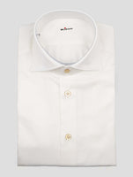 Kiton White Cotton Shirt