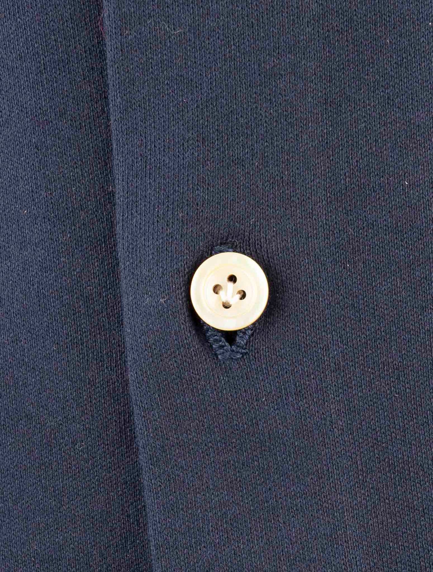 Kiton Blue Cotton Shirt