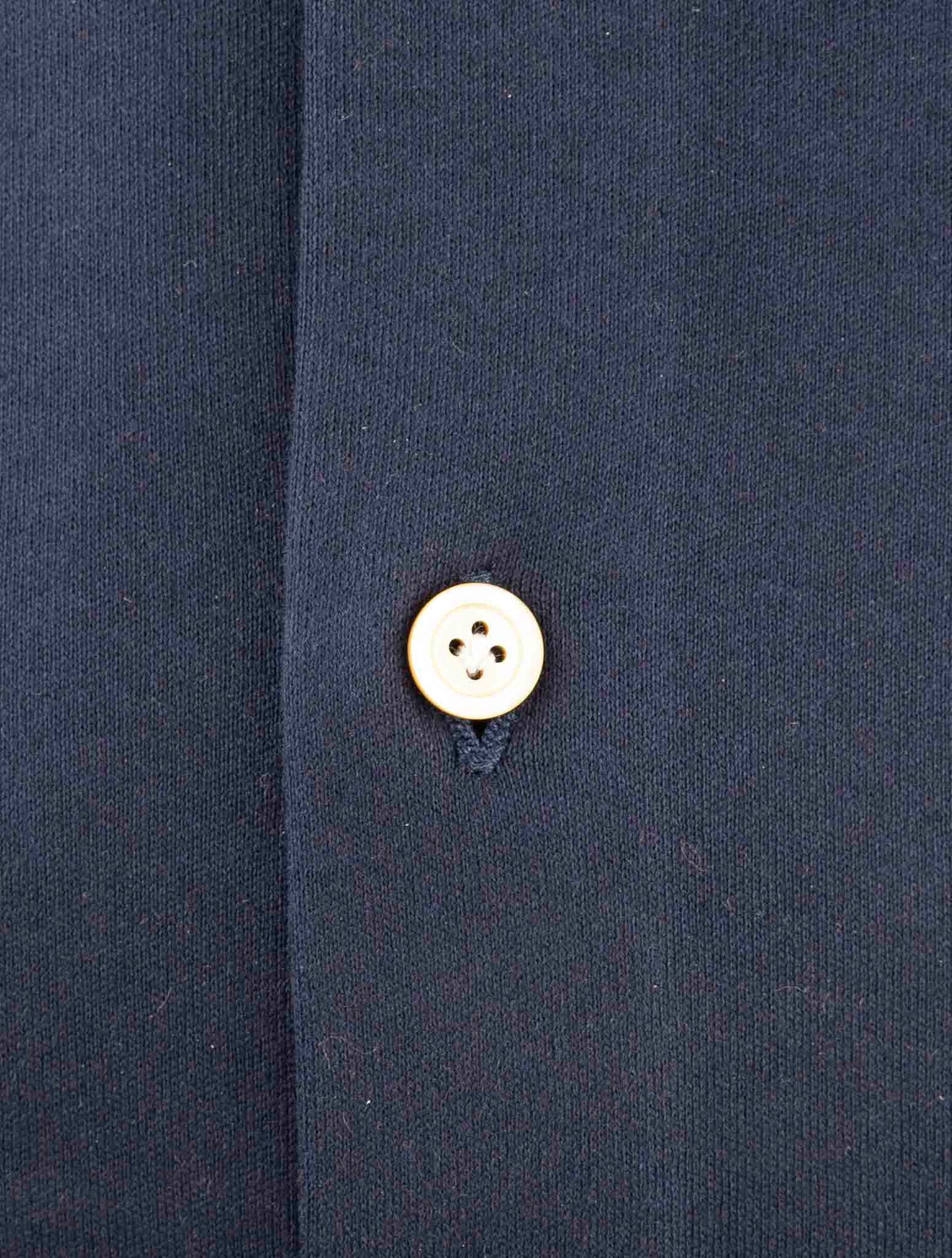 Kiton Blue Cotton Shirt