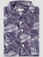 Kiton Blue Cotton Shirt