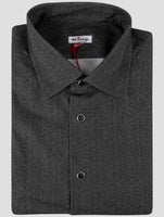Kiton Dark Gray Cotton Shirt