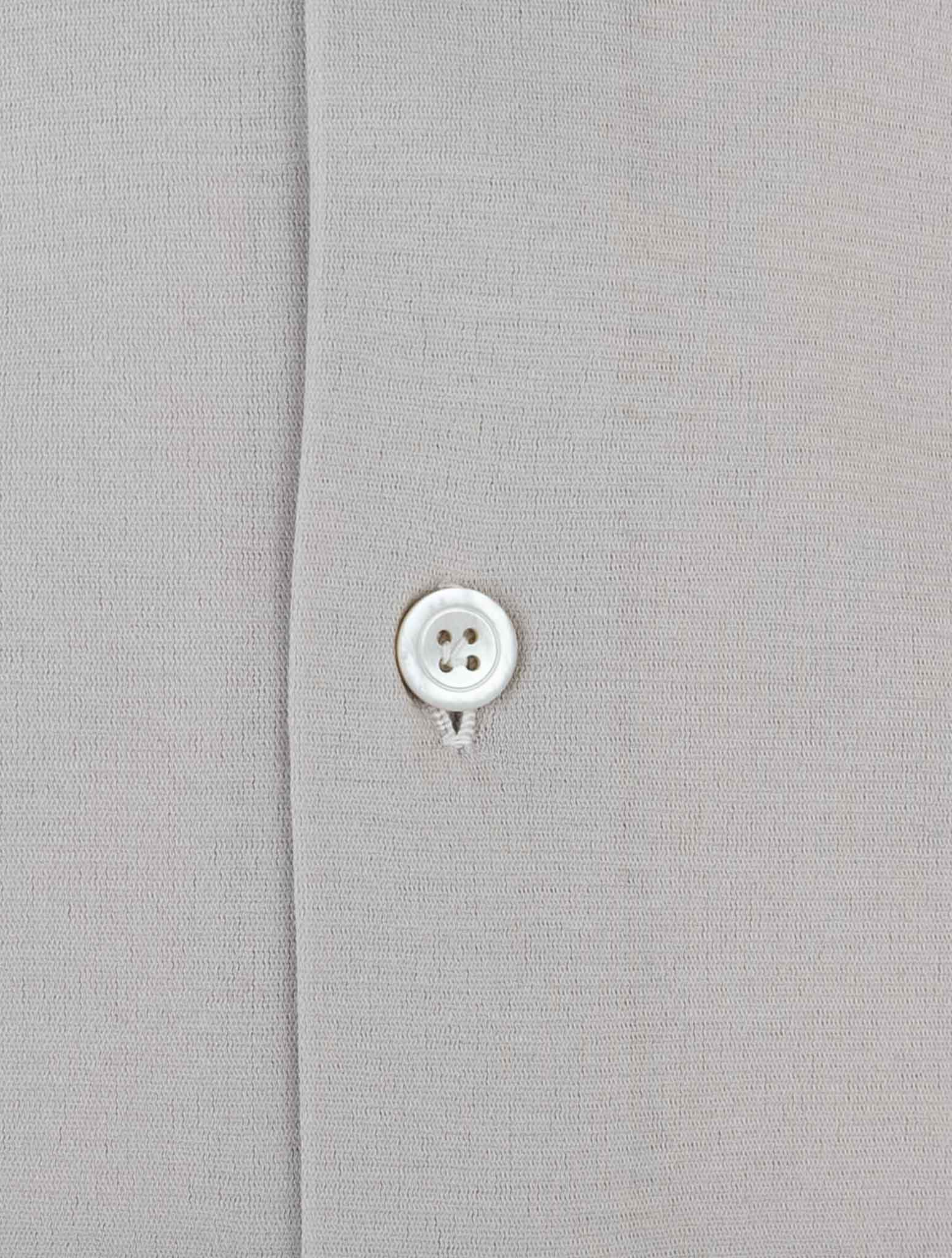 Kiton Beige Cotton Shirt