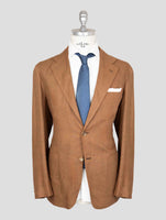Kiton Brown Linen Suit Short Pants