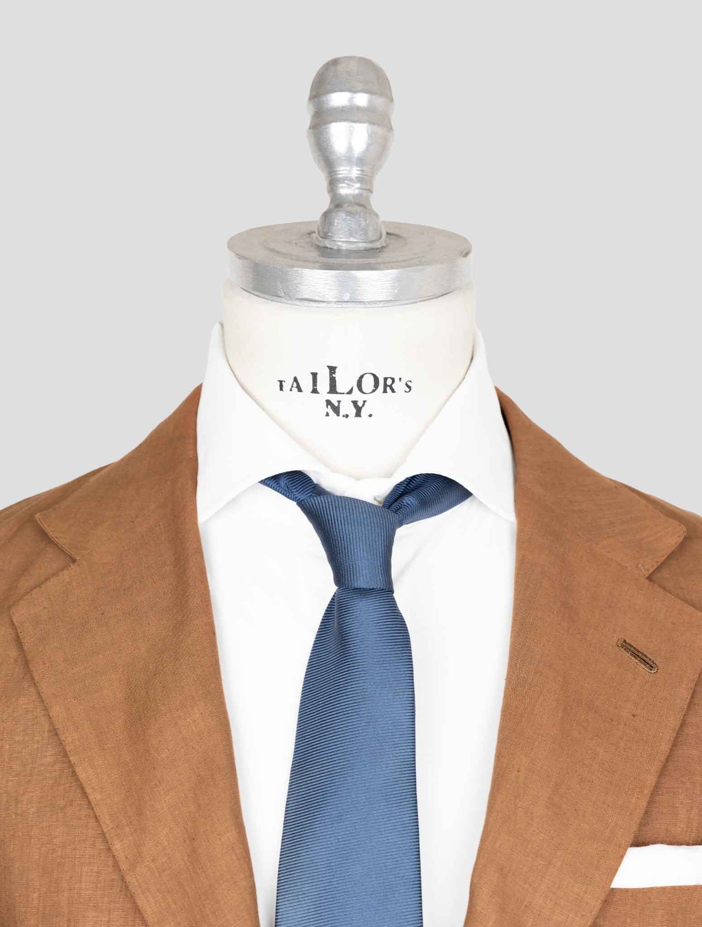 Kiton Brown Linen Suit Short Pants