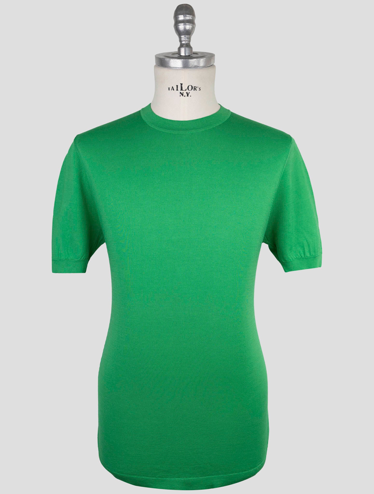 Kiton Green Cotton T-Shirt