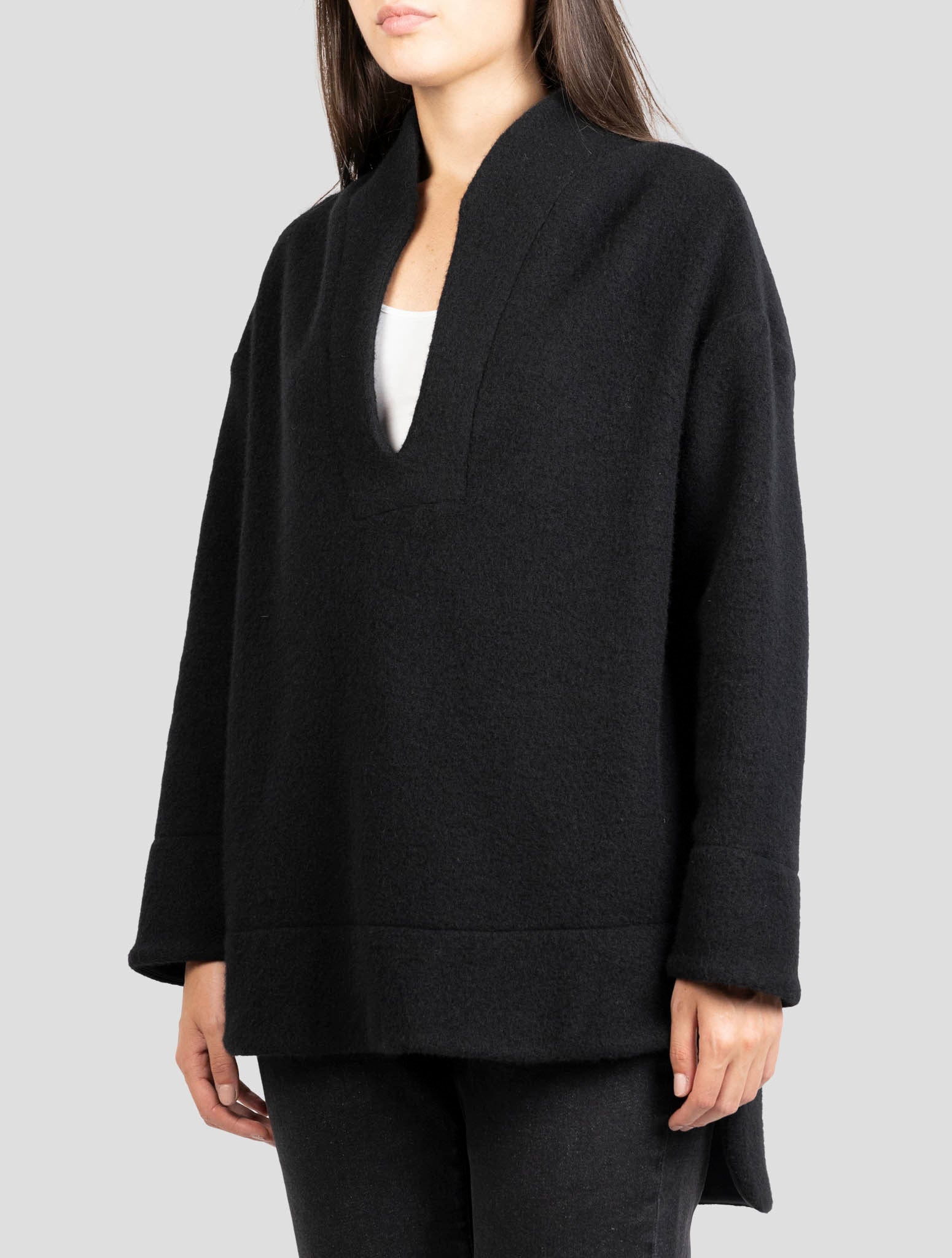 Kiton Black Cashmere Pa Sweater