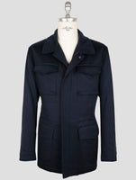 Kiton Blue Cashmere Coat