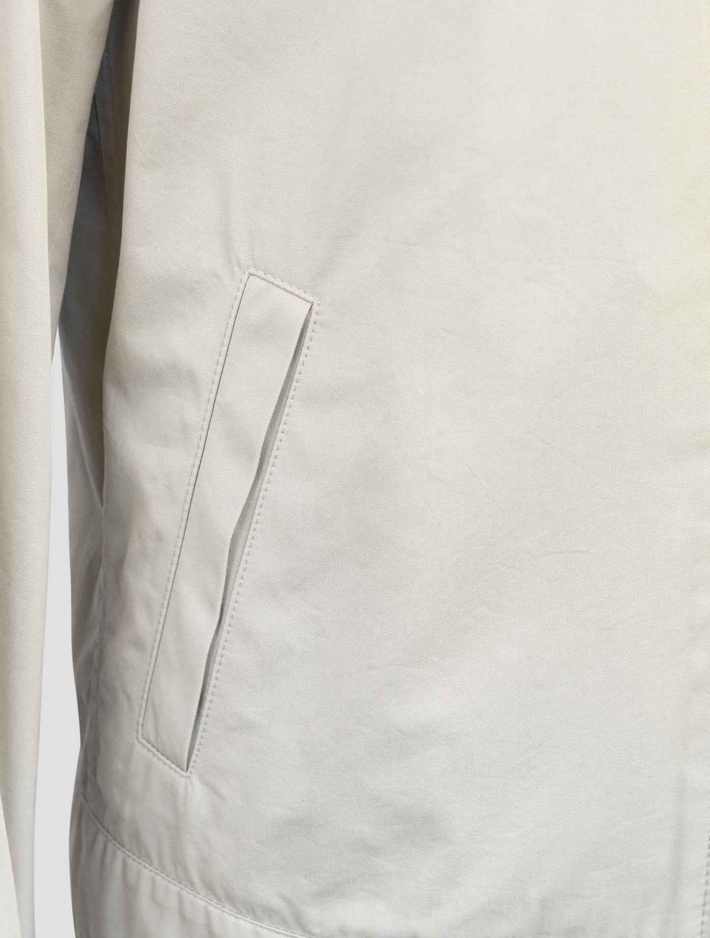 Kiton Beige Cotton Pa Coat