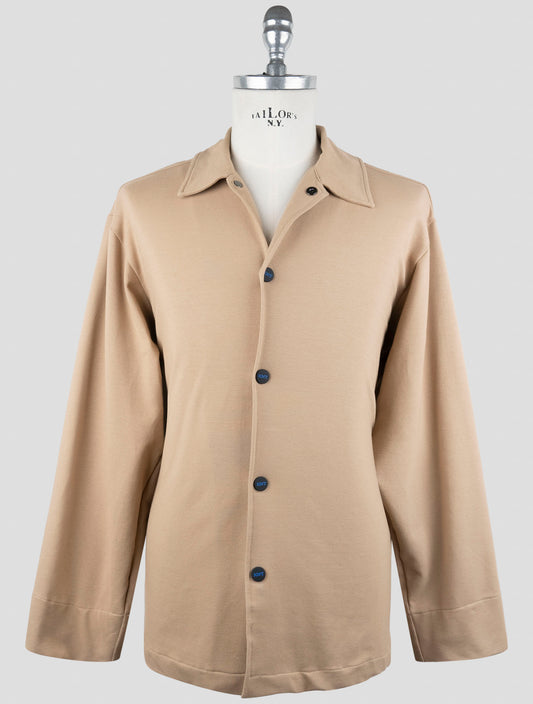 Kiton Knt Blue Cotton Ea Shirt