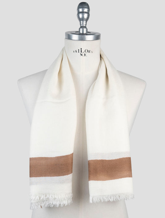 Kiton Multicolor Cashmere Silk Scarf