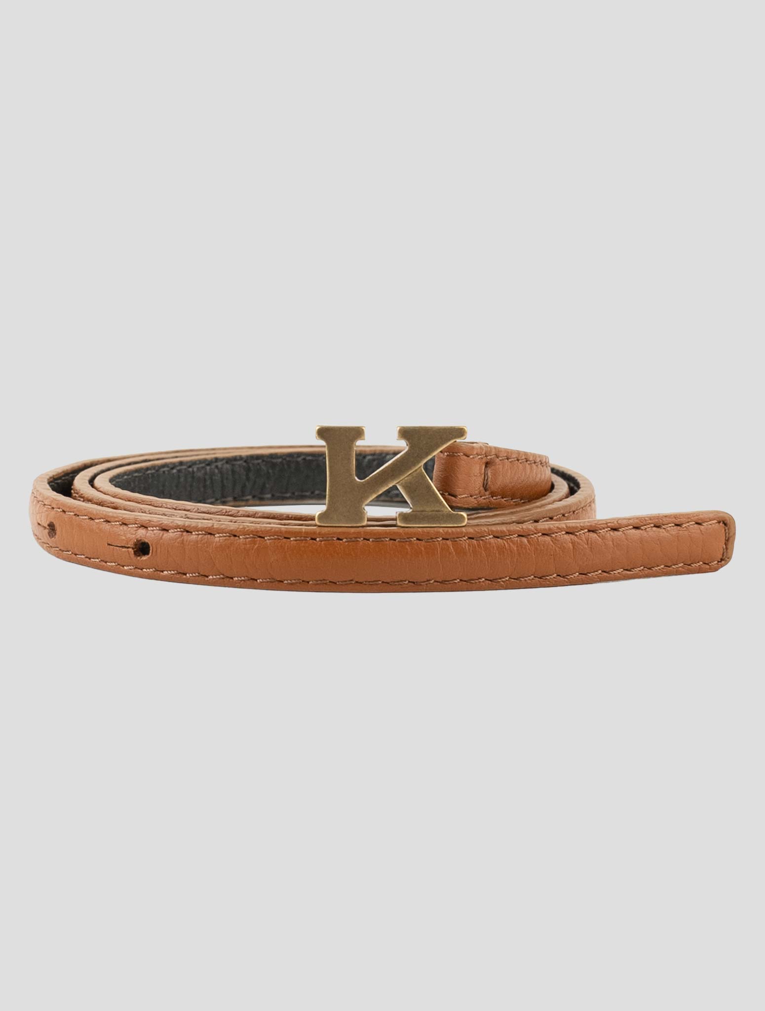 Kiton Brown Leather Belt