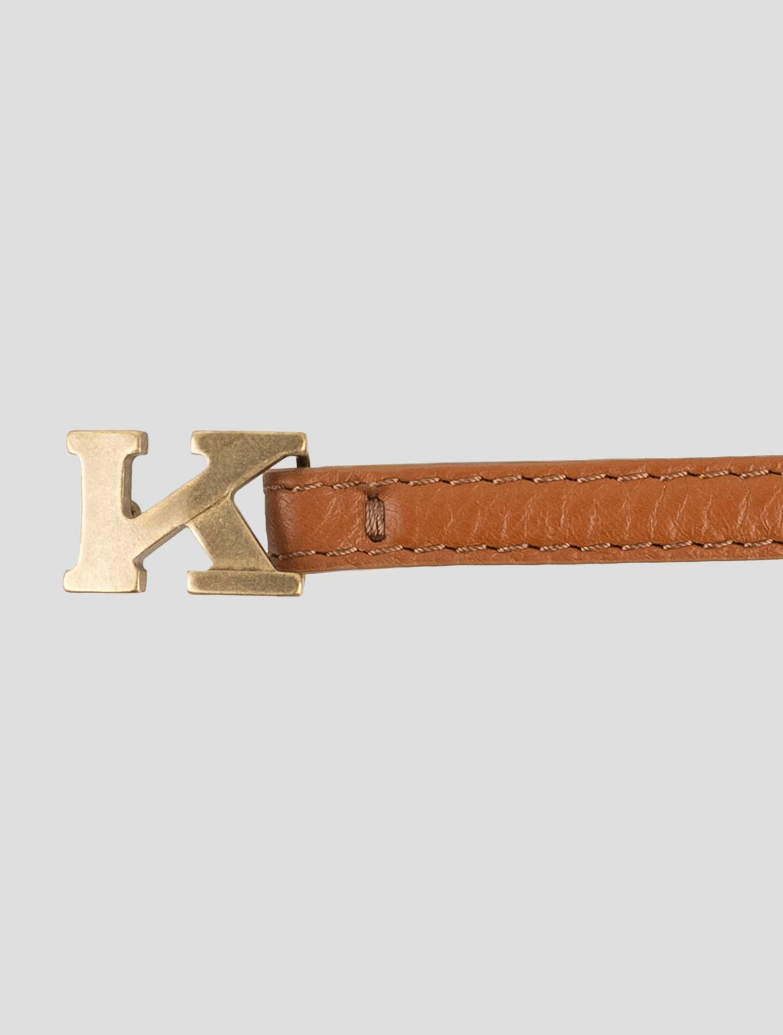Kiton Brown Leather Belt