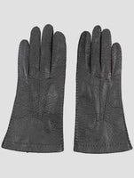 Kiton Brown Leather Gloves