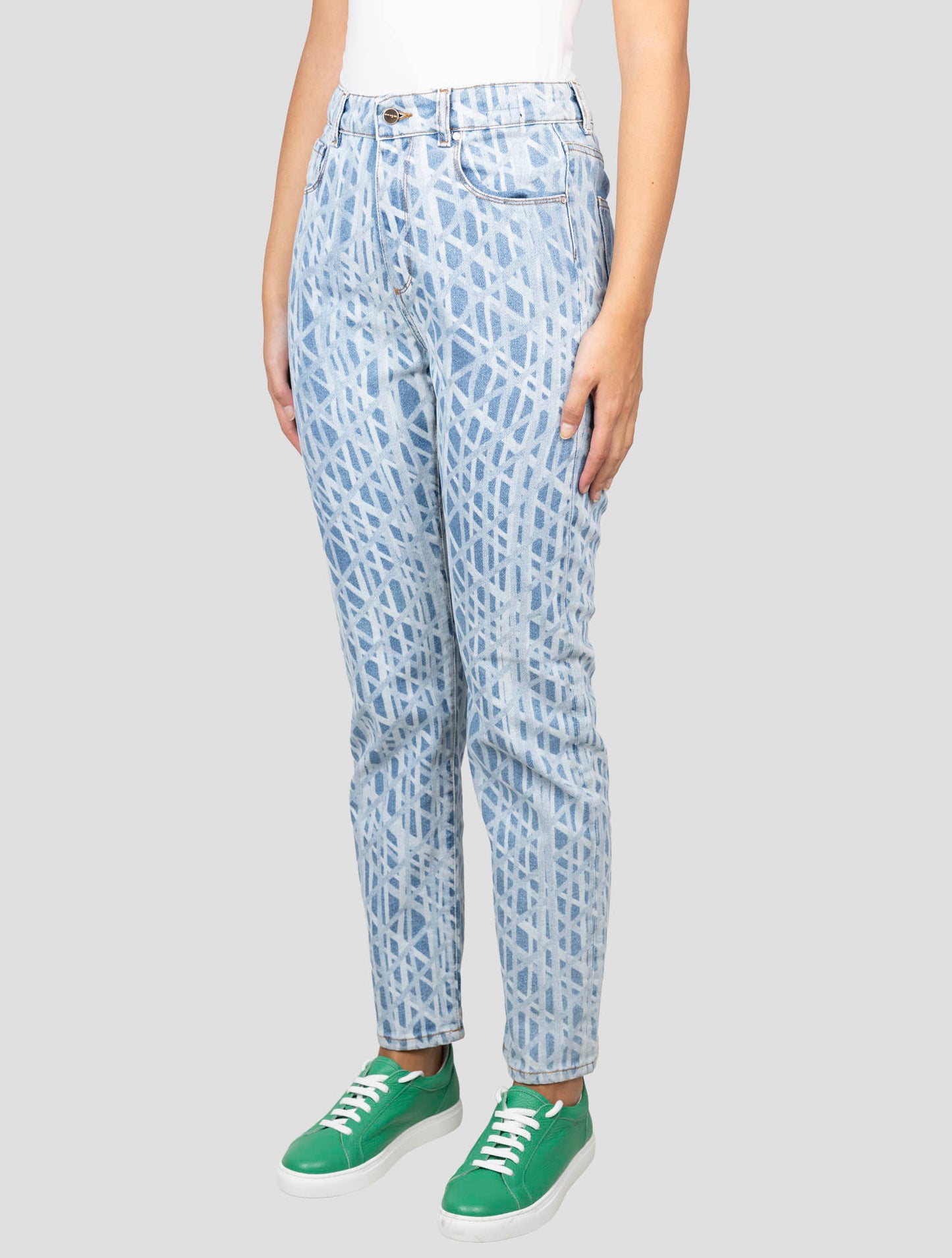 Kiton Light Blue Cotton Ea Jeans