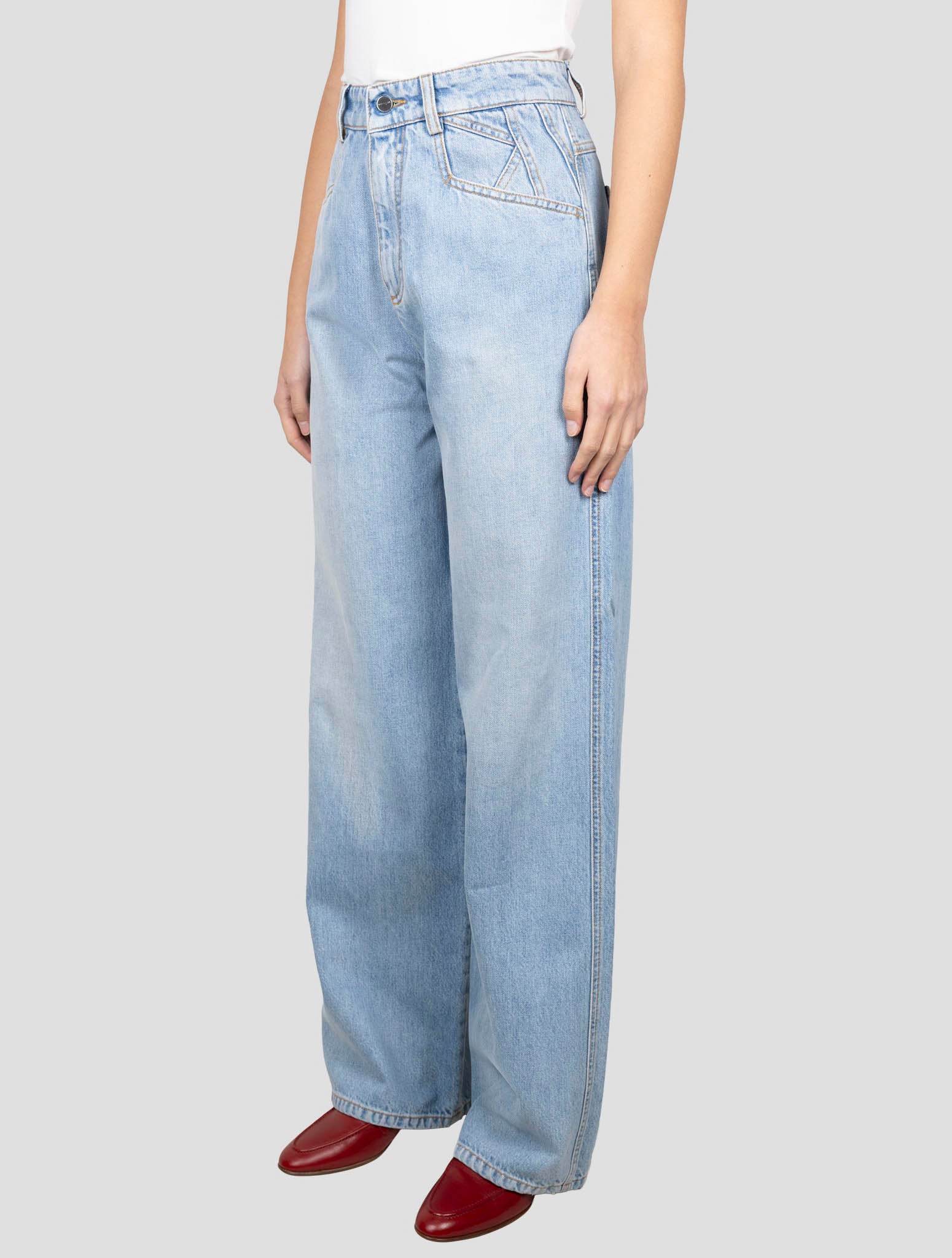 Kiton Blue Cotton Ea Jeans