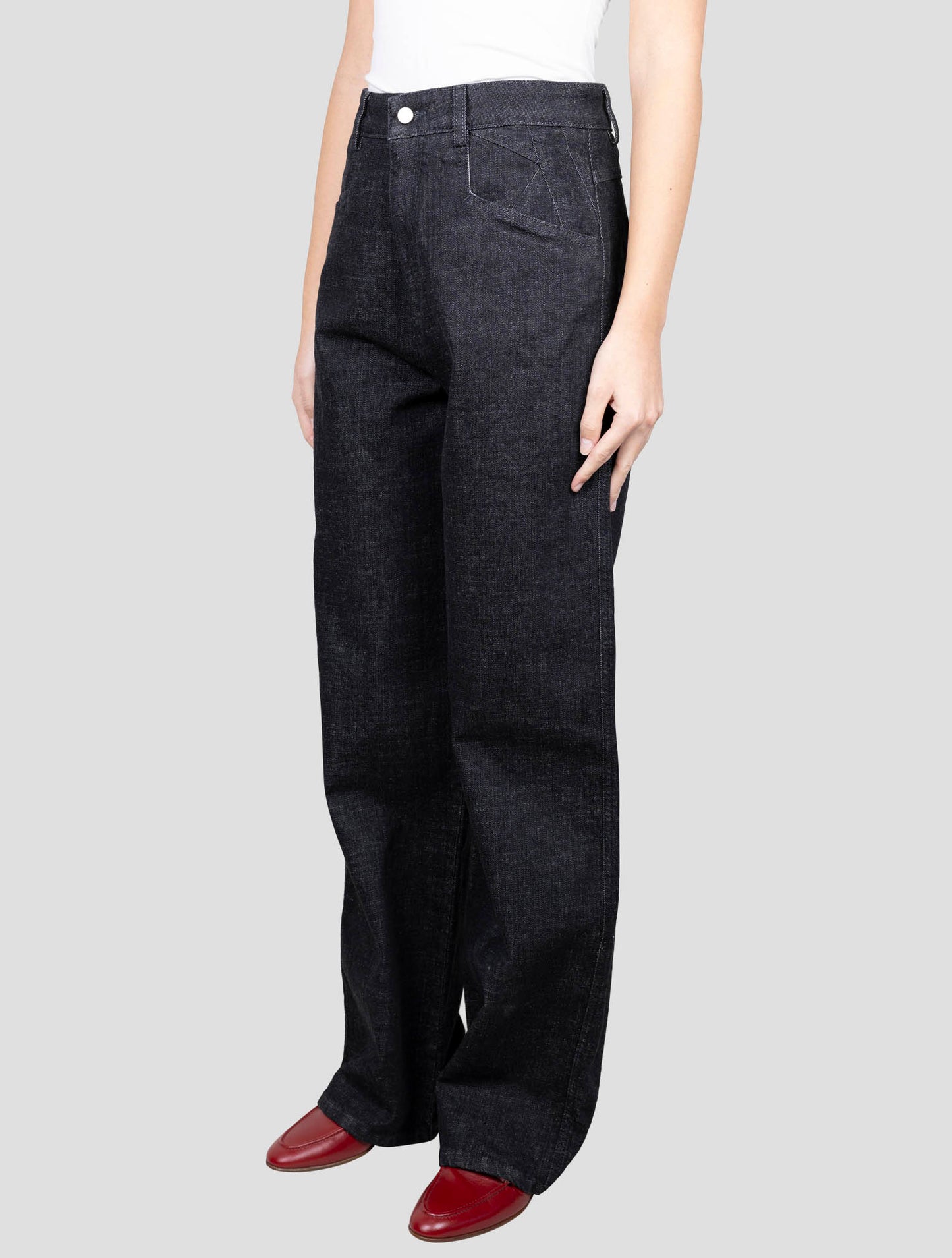 Kiton Black Cotton Ea Jeans