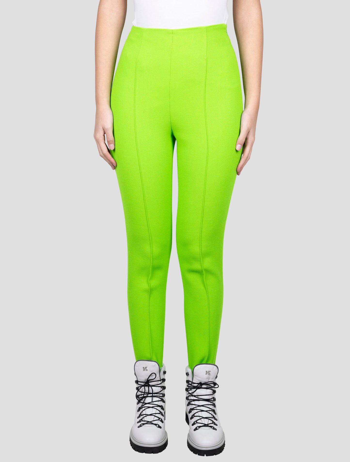 Kiton Green Wool Pants