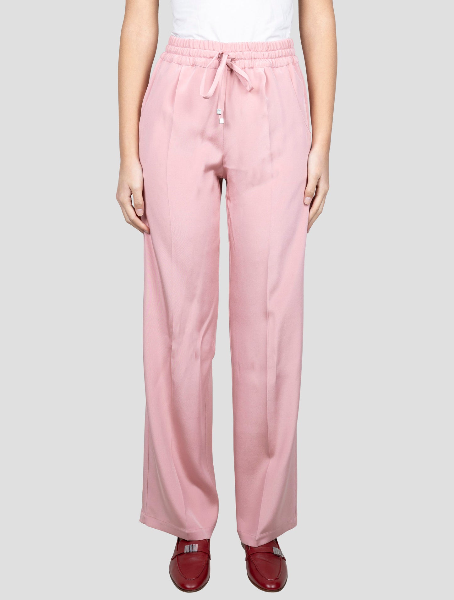Kiton Pink Silk Ea Pants