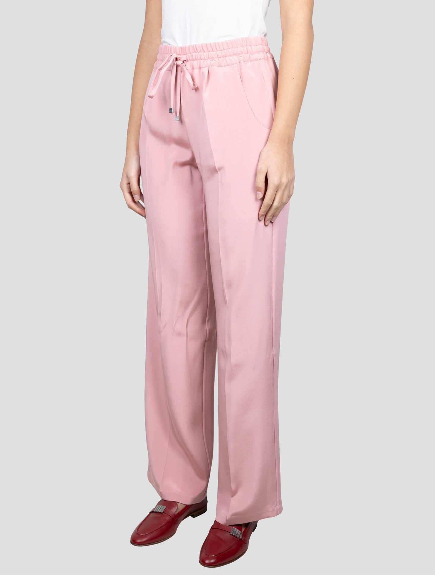 Kiton Pink Silk Ea Pants