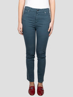 Kiton Green Cotton Cashmere Ea Jeans