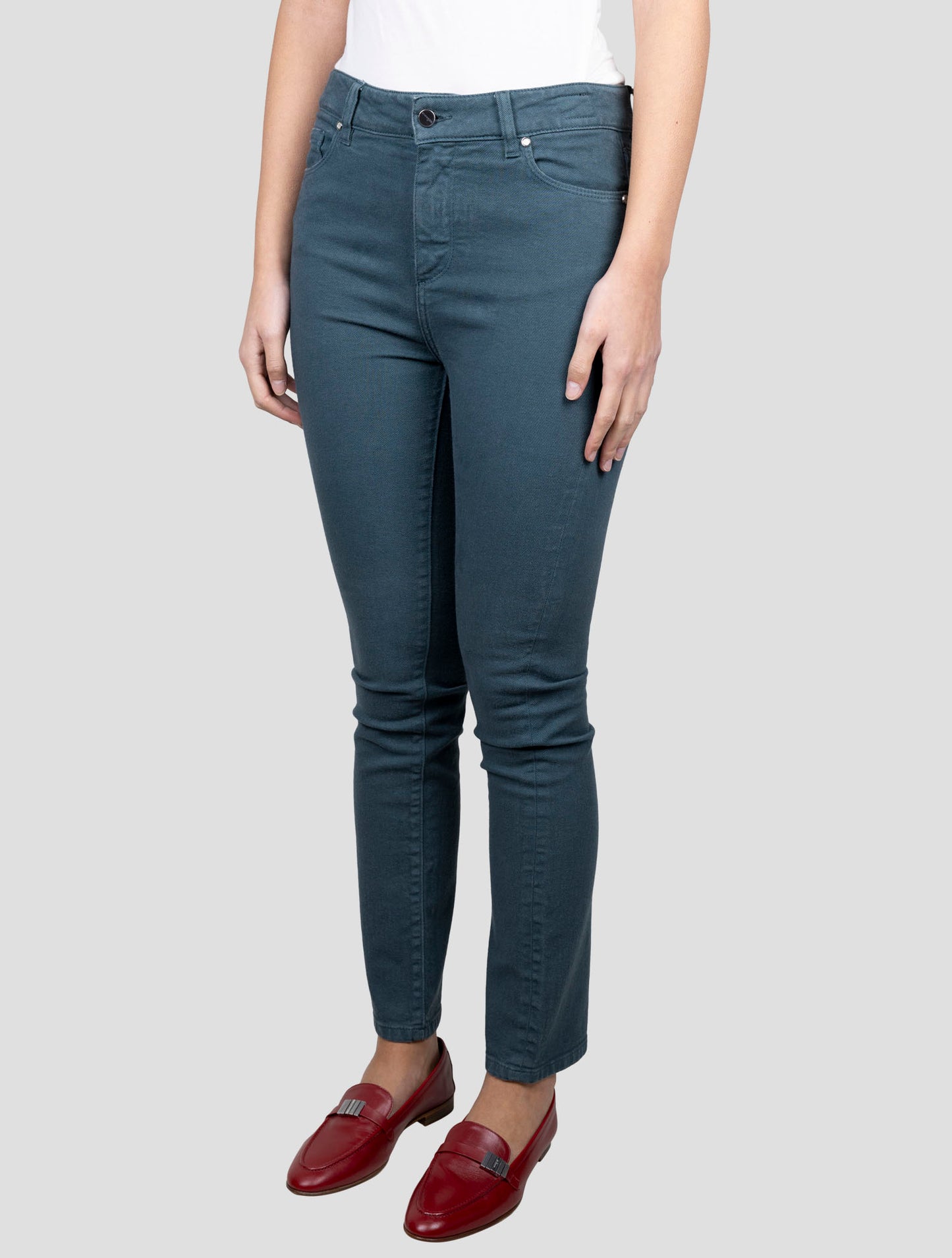 Kiton Green Cotton Cashmere Ea Jeans