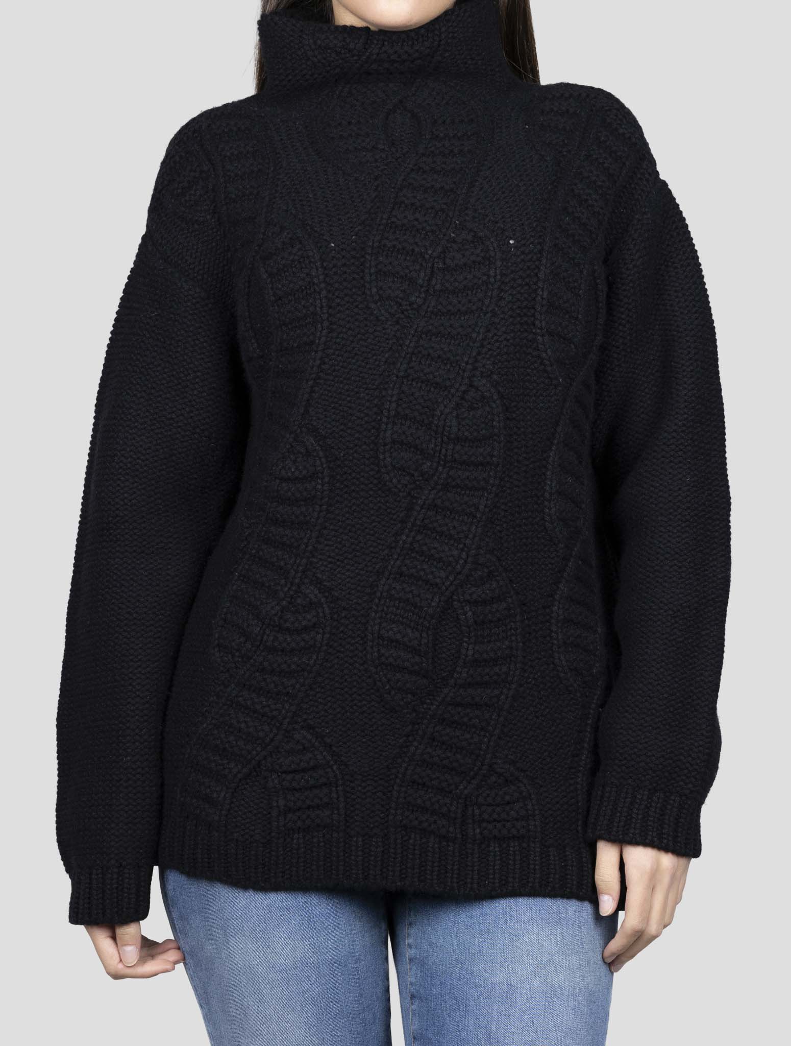 Kiton Black Cashmere Sweater Turtleneck