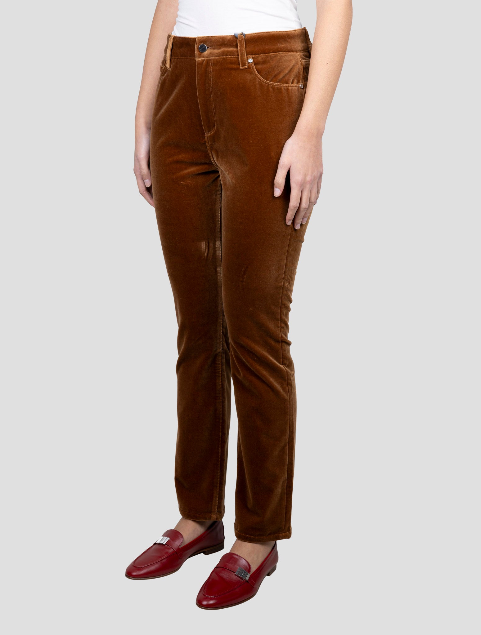 Kiton Brown Cotton Ea Velvet Jeans