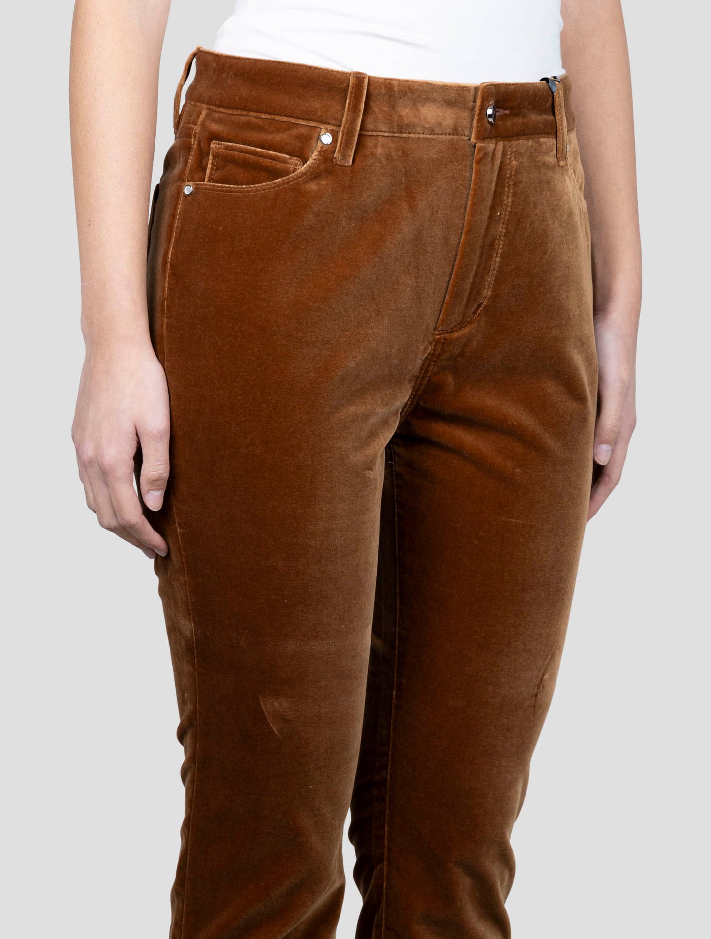 Kiton Brown Cotton Ea Velvet Jeans