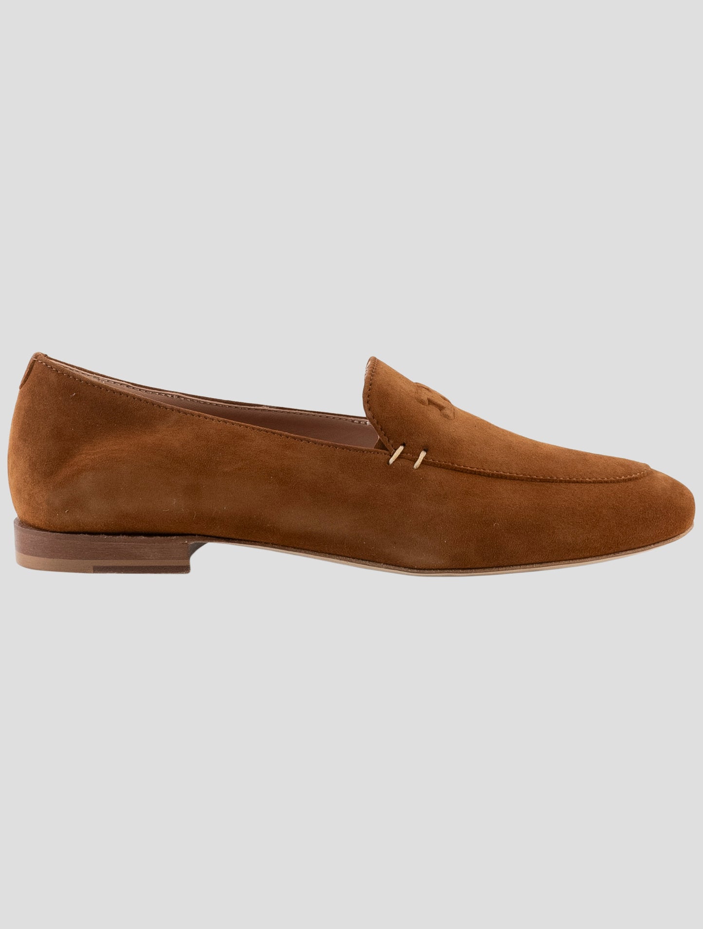 Kiton Brown Leather Suede Loafers