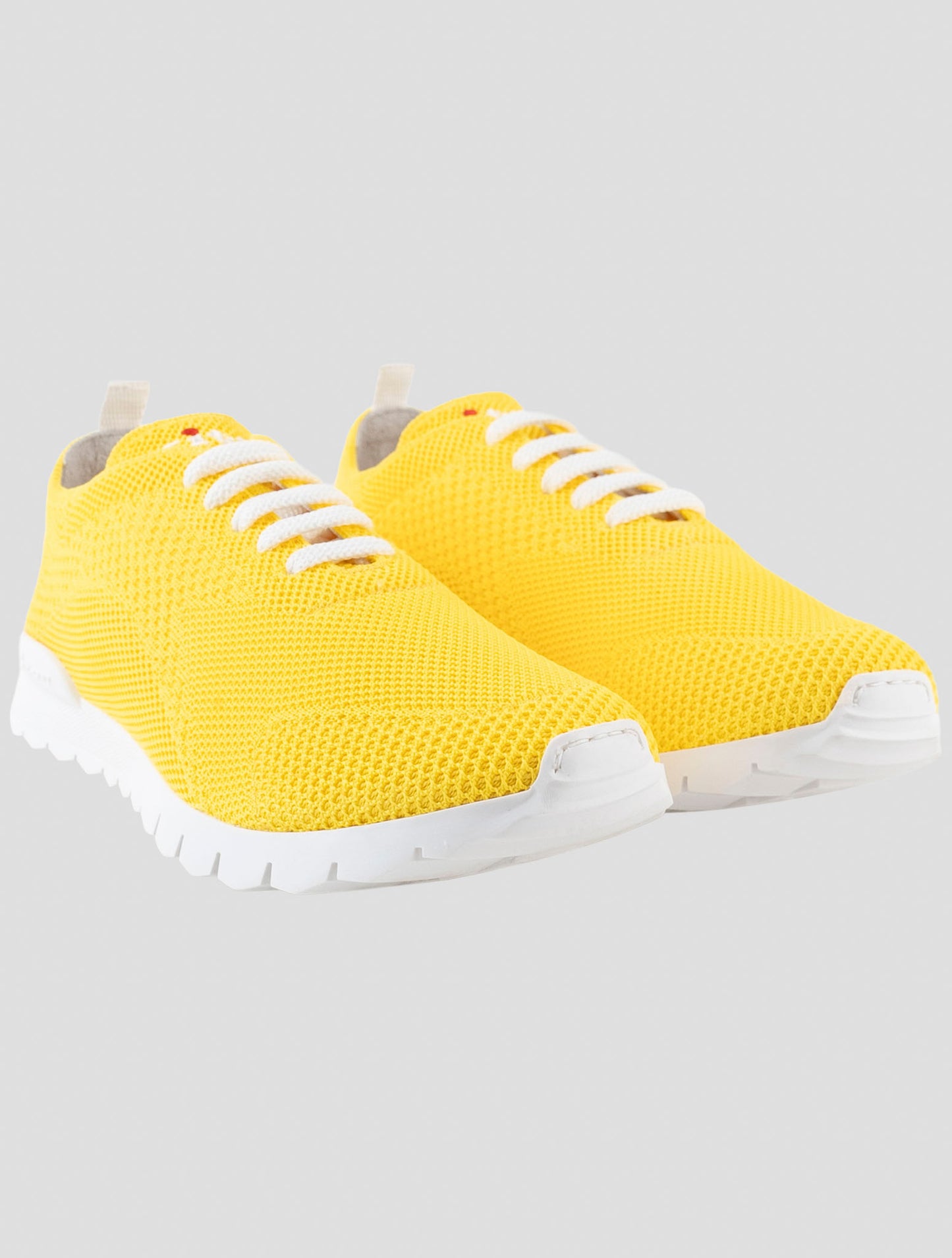 Kiton Yellow Cotton Ea Sneakers
