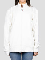 Kiton White Cotton Ea Sweater Full Zip