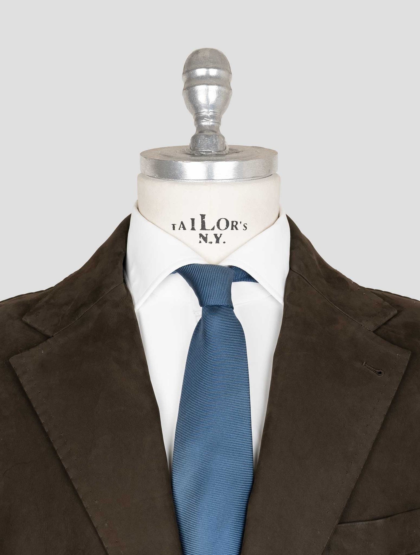 Kiton Brown Leather Suede Beaver Fur Overcoat