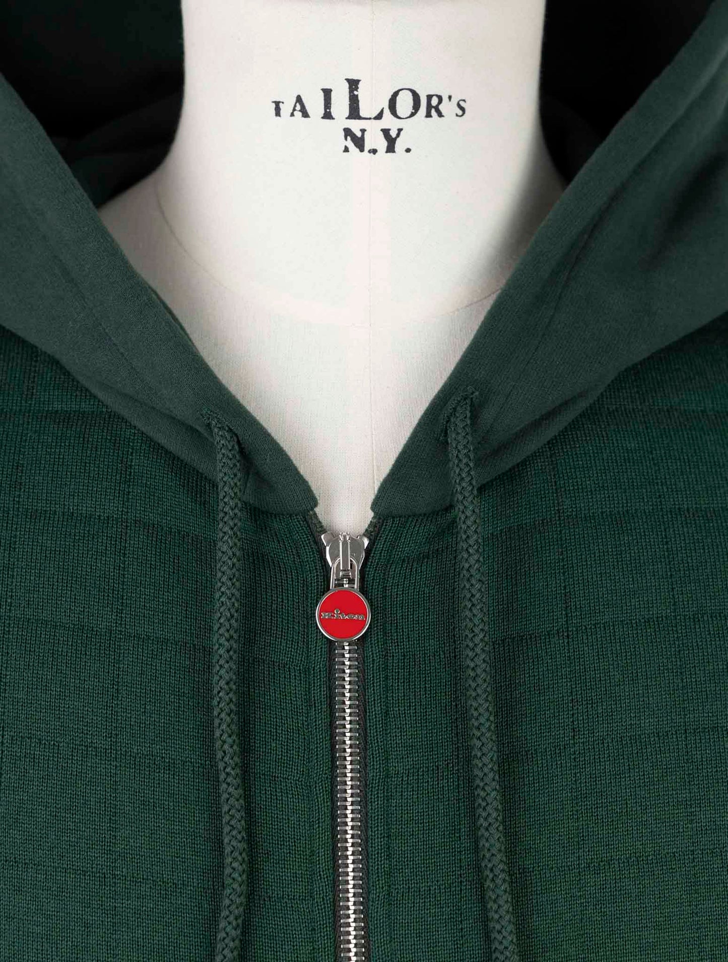 Kiton Green Wool Nylon Ea Tracksuit