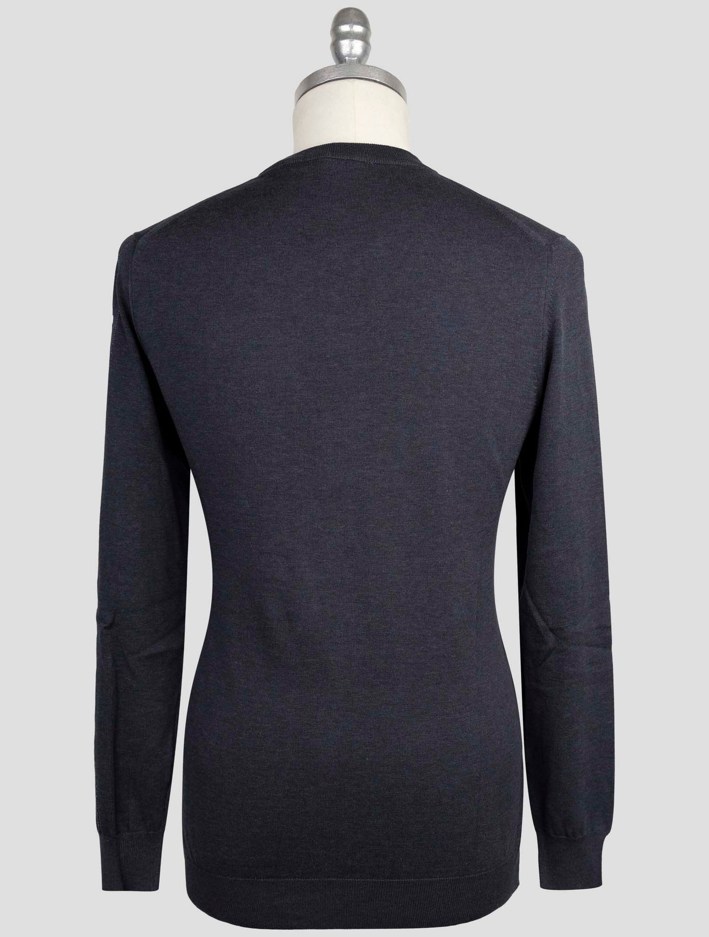 Kiton Gray  Cotton Sweater Crewneck