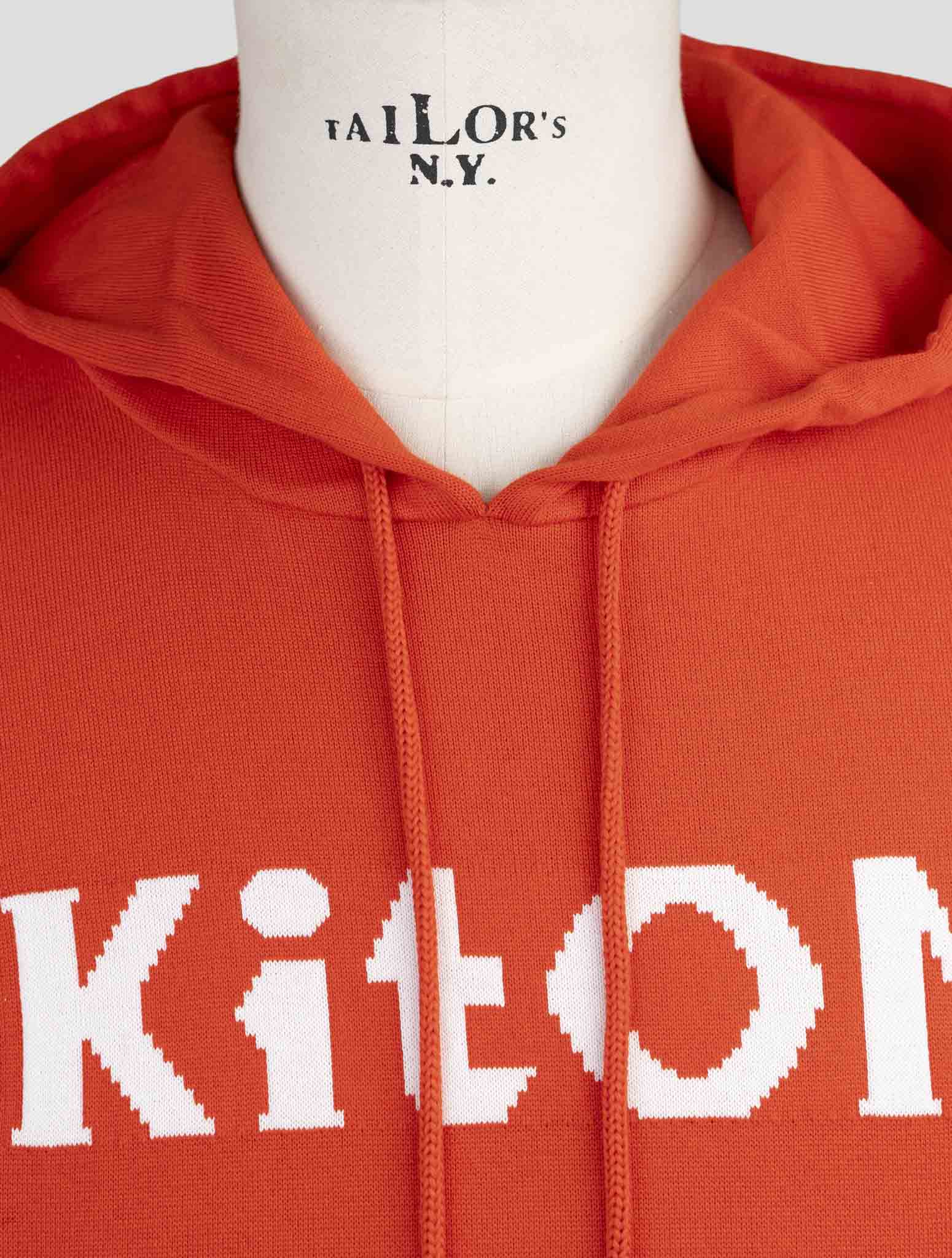Kiton Red Cotton Sweater