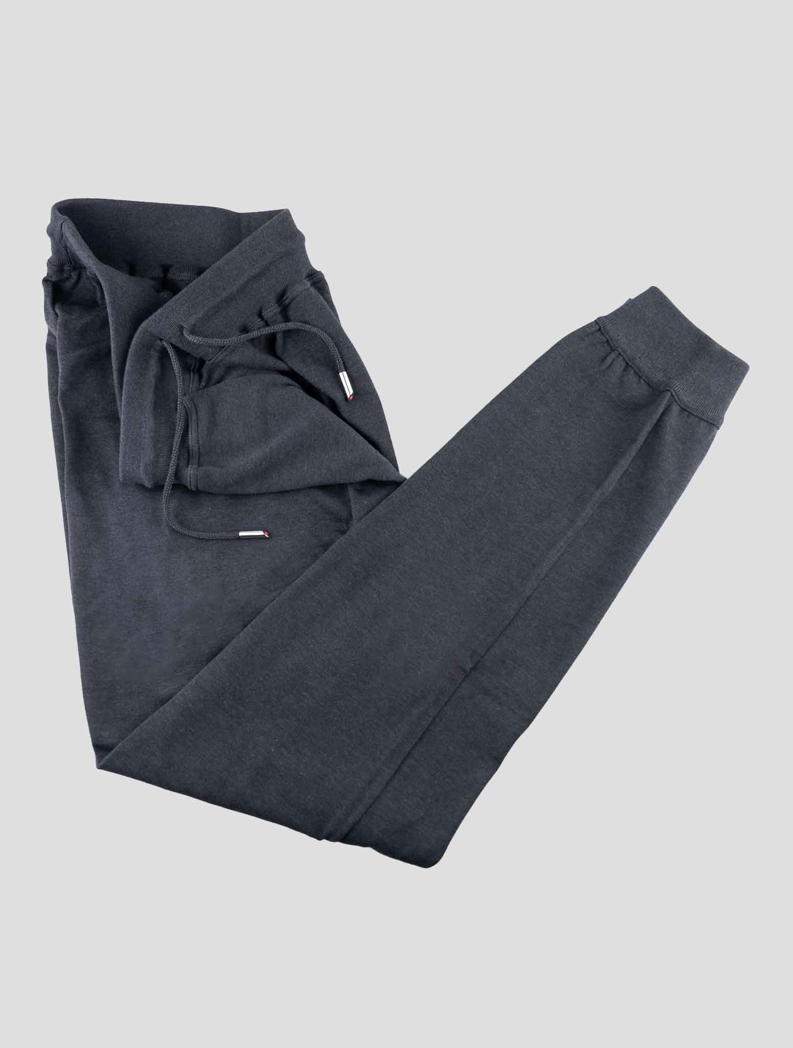 Kiton Blue Cotton Jogging Pants